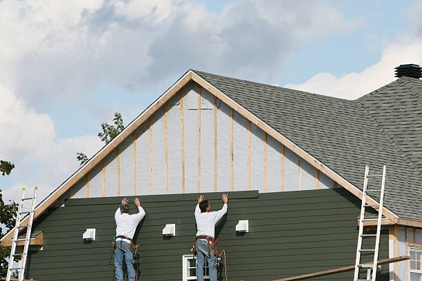 Professional Wood Siding technician working in Lewis Center, OH